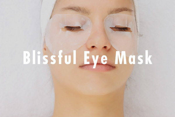 blissful eye mask at day spa in magenta